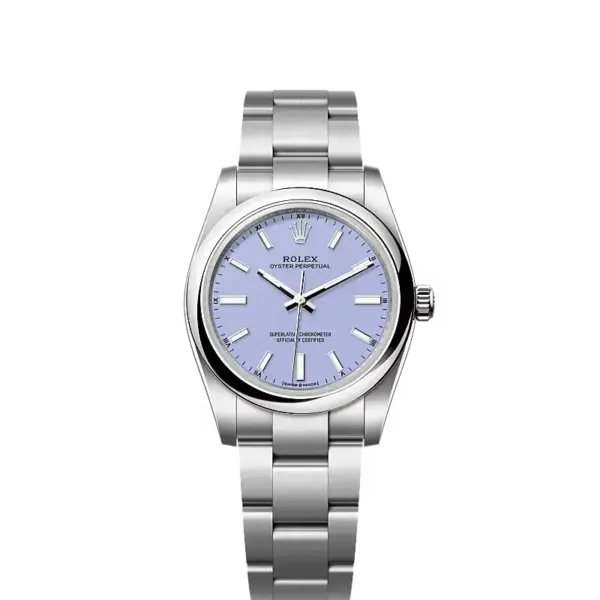 Oyster Perpetual 34 Oyster, 34 mm, Oystersteel Ref. 124200-0008