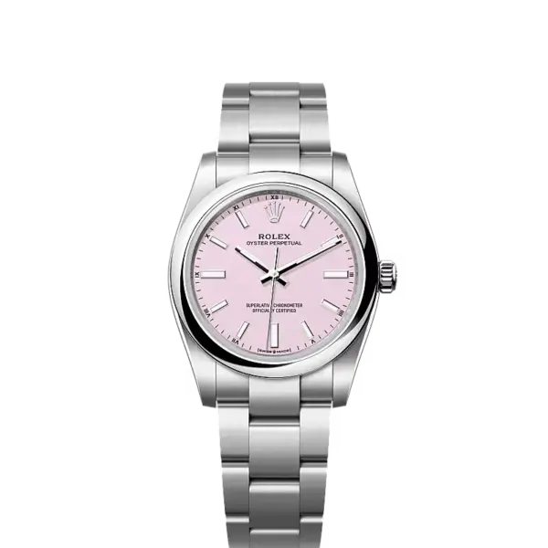 Oyster Perpetual 34 Oyster, 34 mm, Oystersteel Ref. 124200-0009