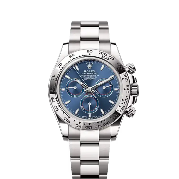 Rolex Cosmograph Daytona Oyster, 40 mm, White gold Ref.126509 - White Gold “Blue Dial”