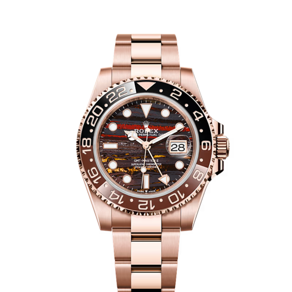 Rolex GMT-Master II Oyster, 40 mm, Everose gold Ref.126715CHNR - Everose Gold “Tiger Iron”