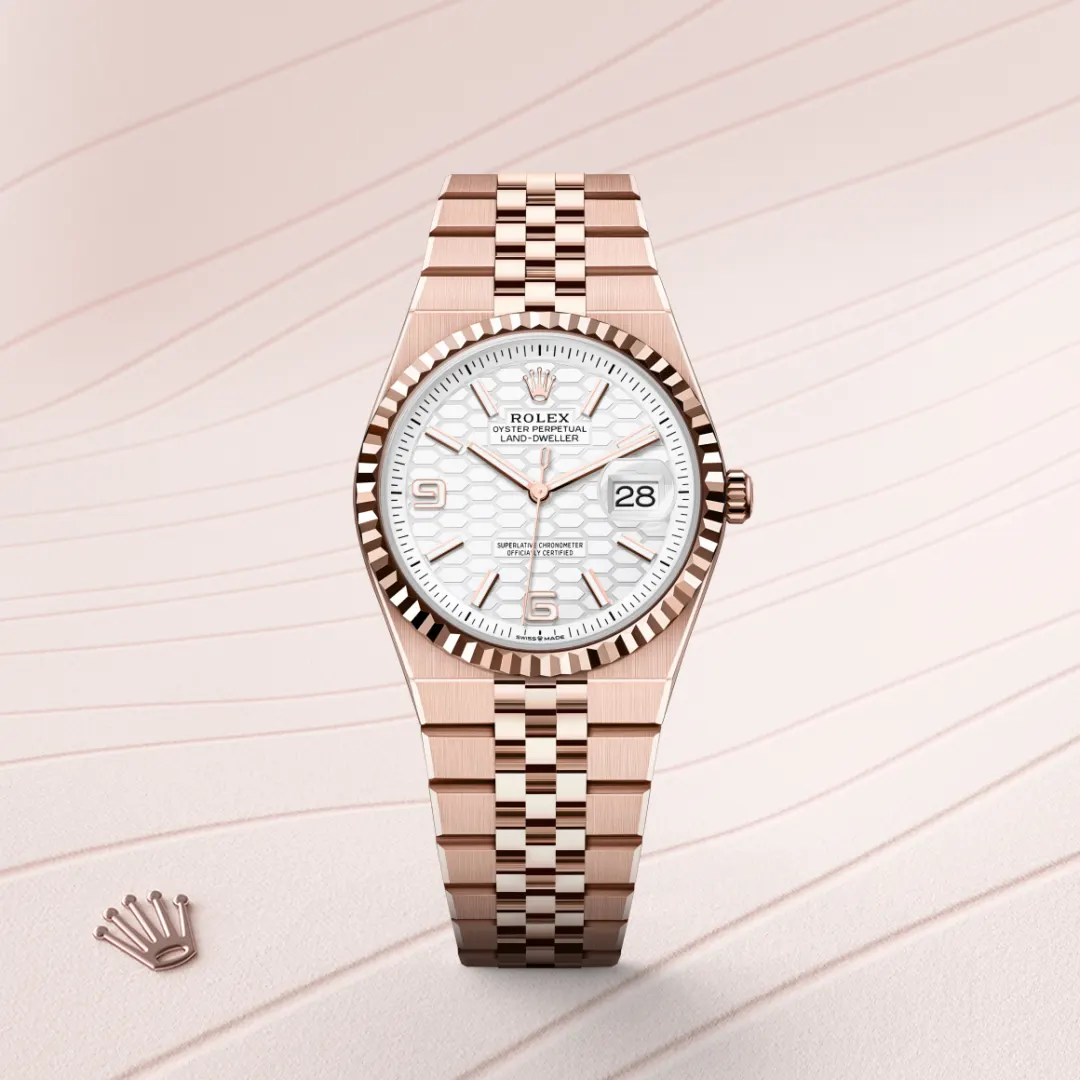 Rolex Land-Dweller 36mm 18 kt Everose gold M127235-0001