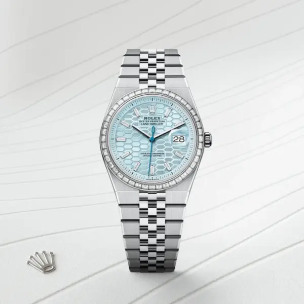 Rolex Land-Dweller 36mm Platinum and Diamonds M127286TBR-0001
