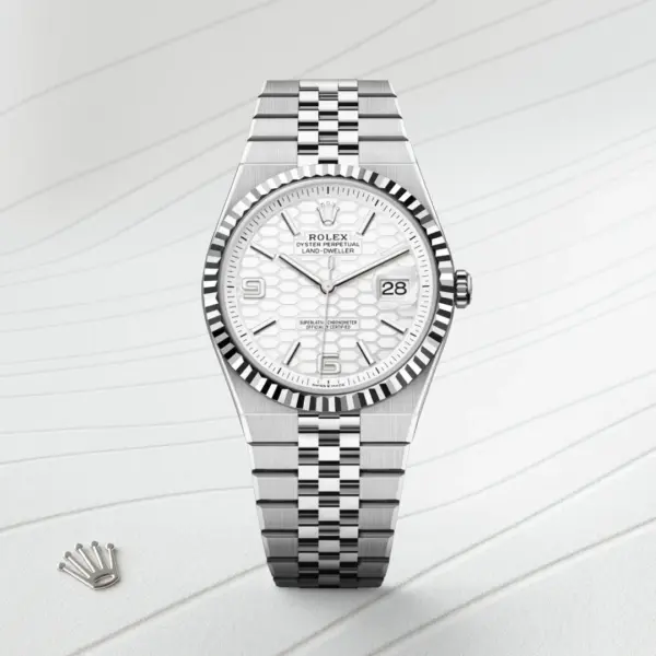 Rolex Land-Dweller 40mm Oystersteel and white gold, M127334-0001