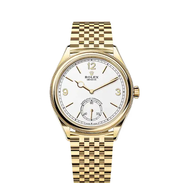 Rolex 1908 39 mm, 18 ct yellow gold, polished finish Re.52508